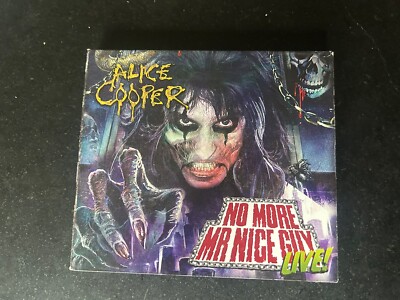 Alice Cooper CD - No More Mr Nice Guy Live! Rare Double CD