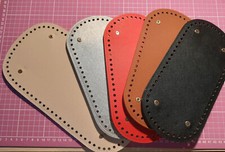 verschiedene Taschenb&ouml;den / Taschenboden zum H&auml;keln aus Kunstleder *