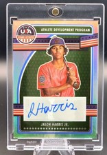 /25 2023 Panini Stars & Stripes USA Baseball Autograph #ADPS-JH Jason Harris Jr.
