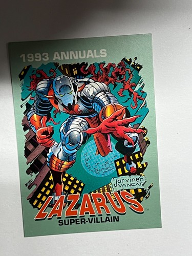 1993 Annuals Marvel Card 13 Super-Villain Lazarus - 第 1/2 張圖片