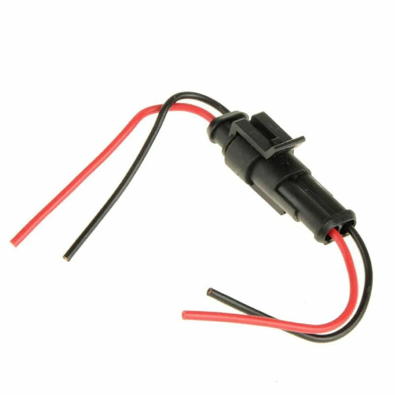 10Kit 2 Pin Way Car SUV Waterproof Electrical Cable Connector Plug with Wire AWG - Image 4 of 4