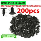 8mm Car Hole Da Plastc Rvets Fastener Fender Bumper Push Pn Clps - Foto 8