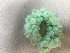 Handmade Crochet Crocheted Hair Scrunchie Ice Mint Green Acrylic Blend