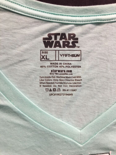 STAR WARS The Force Awakens Resistance Green Jersey T-Shirt Sz.XL - 第 3/3 張圖片