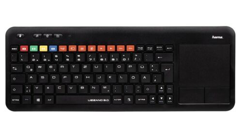 Hama Uzzano 3.0 Smart TV Tastatur Funk Keyboard QWERTZ Deutsches Layout PC 576 - Bild 1 von 7