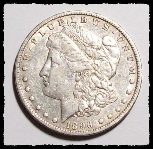1896-O  MORGAN DOLLAR   BETTER DATE Nice XF #3D23  .900 Fine Silver Coin