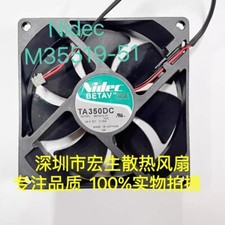 NIDEC TA350DC M35519-51 9025 DC24V 0.16A 9CM 2-Pin Inverter Silent Cooling Fan