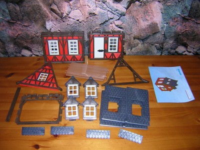 playmobil red timbered house