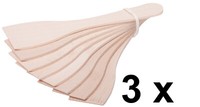 3 X 8Er-Set Racletteschieber Raclettespachtel Raclette Extra Lang 17 Cm Buche