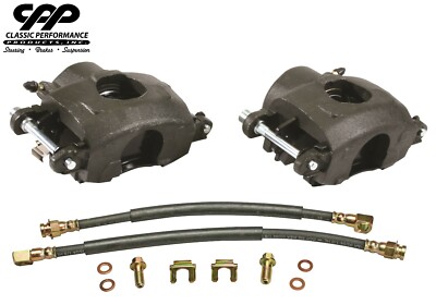 1969-72 Chevy Chevelle El Camino Brand New OE-Style Disc Brake Calipers + Pads