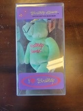 VTG Britney Spears Limited Edition Bean Bear Green