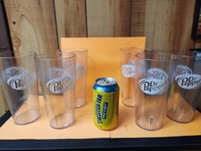 Dr Pepper Collectible 24oz Plastic Cup Set (6) NEW