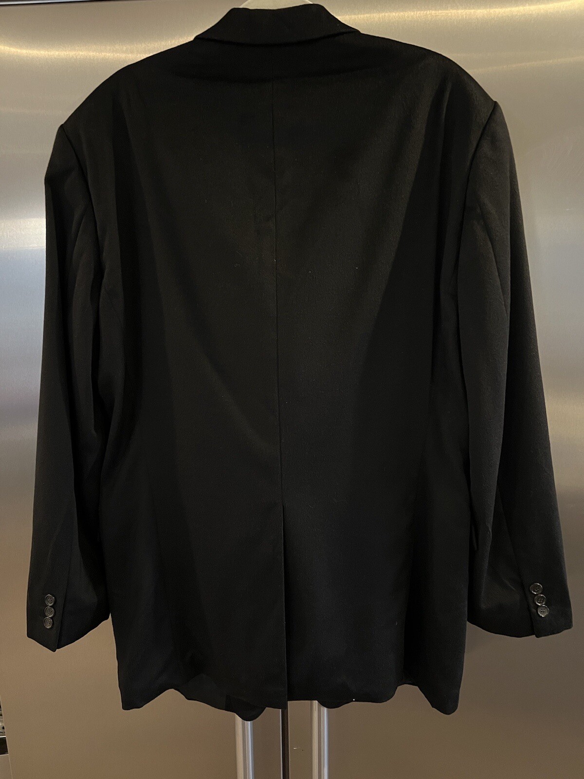 Hugo Boss Angelico Loro Piana Mens Black Cashmere 3 Button Blazer Jacket 44R thumbnail 2