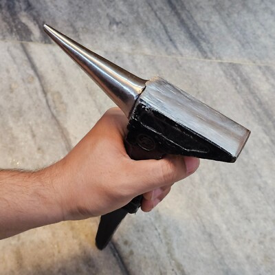 Blacksmith silver goldsmith tinsmith stake forged steel anvil cone flat