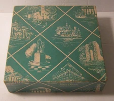 Antique Set of 5 Silver Plated COASTERS Pairpoint Mfg Co #7305 3 MILLER & RHOADS