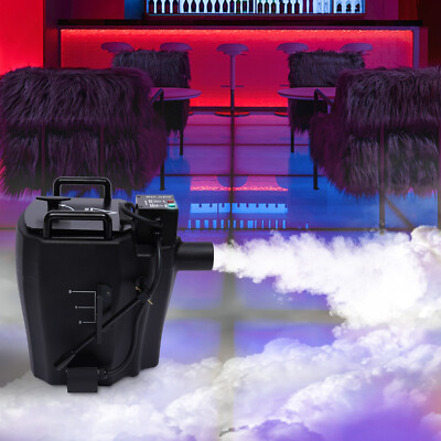 Nebelmaschine Dry Ice Bodennebelmaschine DJ Party Trockeneis Fog Machine 3500W 