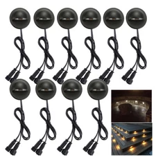 10X 35mm LED Deck Step Stair Light Outdoor Landscape Yard Lighting Low Voltage