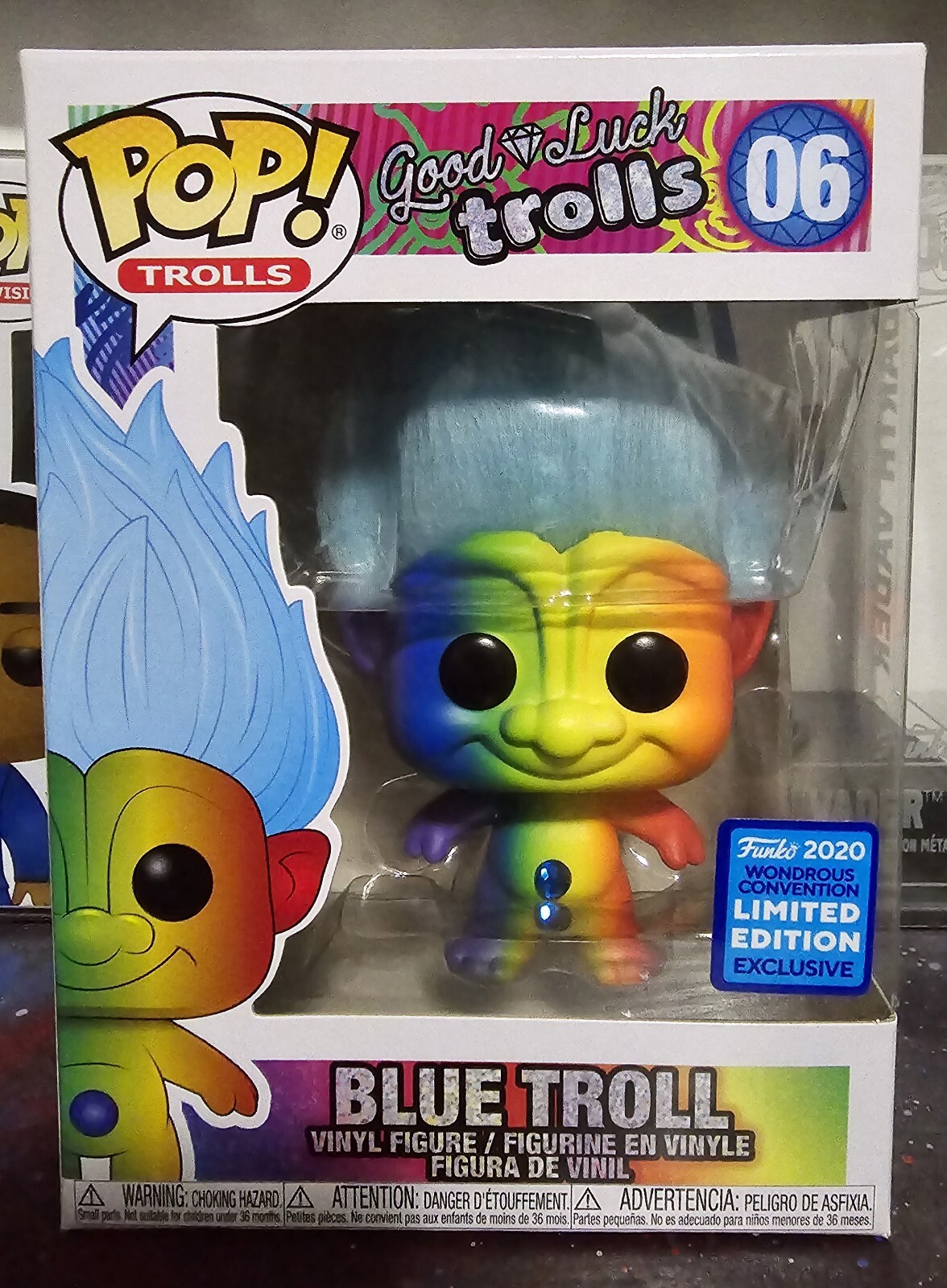 Funko Pop! Vinyl: Trolls - Blue Troll - 2020 Wonderous Convention (Exclusive) #6