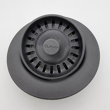 Elkay 3-1/2" Disposal Flange with Basket Strainer  Black  LKQD35BK