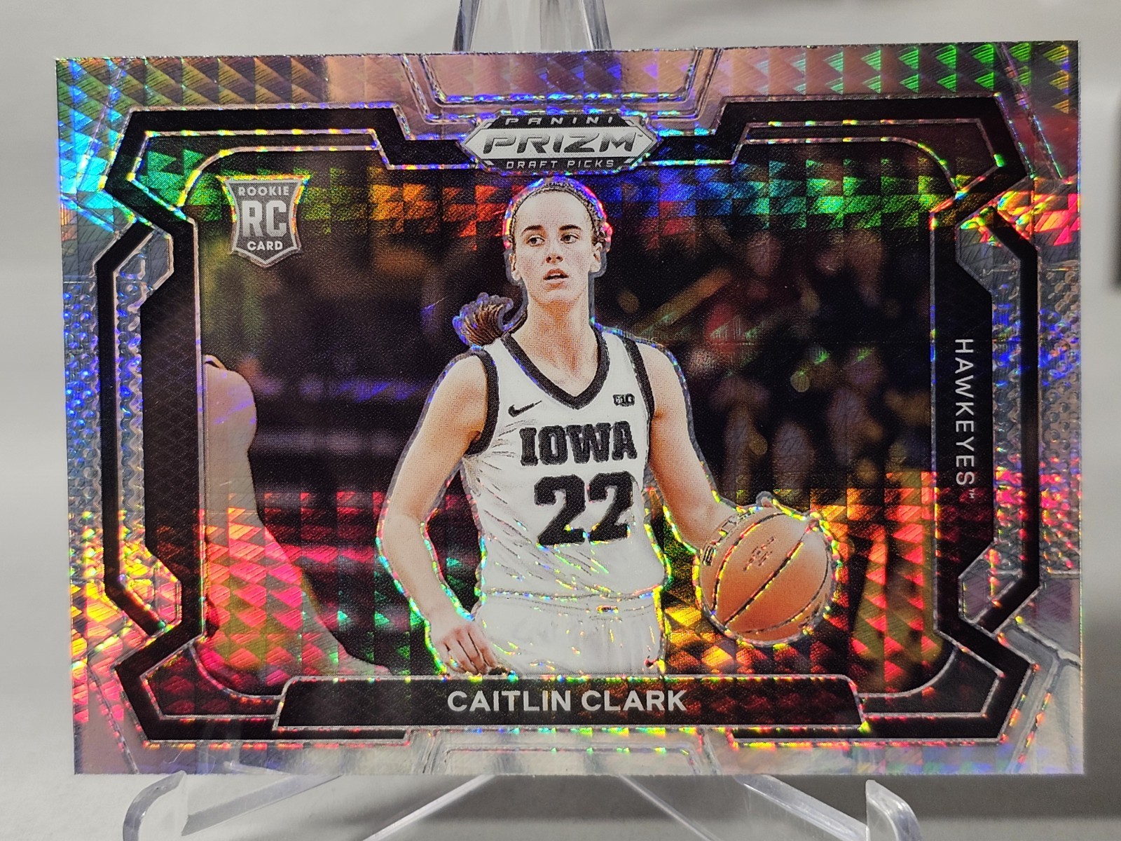 2024 Panini Prizm Draft Picks Caitlin Clark #57 Hyper Prizm Variations (RC)