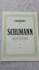 SCHUMANN Edition Peters Konzert Concerto A Minor Op 54 Nr 2898 Piano Sheet Music