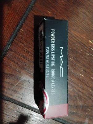 MAC Powder Kiss Lipstick - 305 Burning Love New In Box Full Size