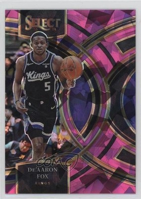 2023 Select Premier Level Purple Cracked Ice Prizm 41/99 De'Aaron Fox #152 1br5
