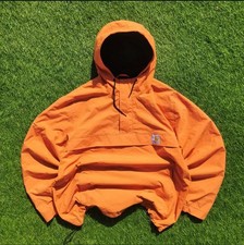 Carhartt WIP Nimbus Pullover Giacca Anorak Arancione Uomo Taglia XL