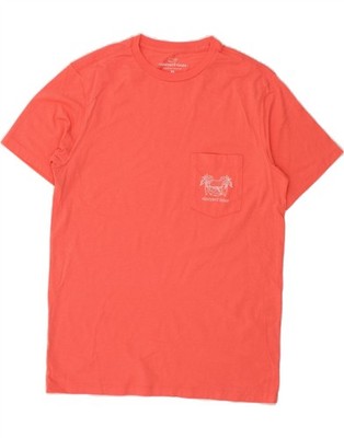 VINEYARD VINES Herren T-Shirt Oberteil XS Rot Baumwolle YO05