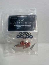 Traxxas 1/10 Stampede 2WD VXL * STEERING BLOCKS - LEFT/RIGHT RED ALUMINUM *