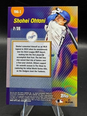 Shohei Ohtani 2026 Topps Titans of the Game #TOG-1 Los Angeles