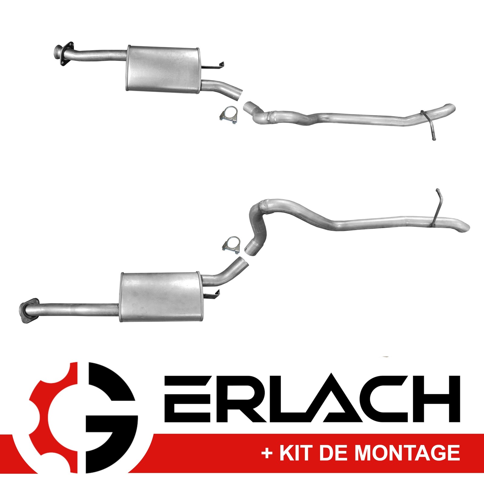 Silencieux échappement en acier durable pour Mercury Capri 5.0V8