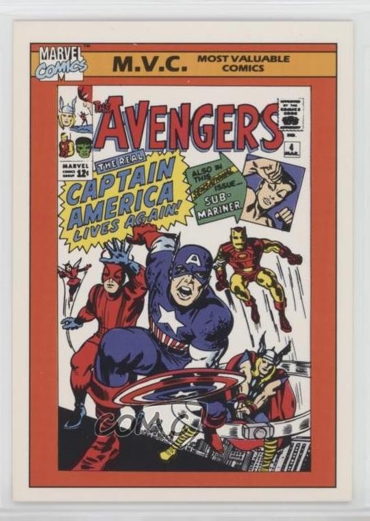 1990 Impel Marvel Universe MVC The Wasp Captain America Thor Iron Man Namor 0b97