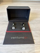 Silver Coloured “Diamond” style Ventuno21 Cufflinks