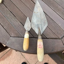 WHS Vintage 11 Inch Brick Trowel & pointing trowel set