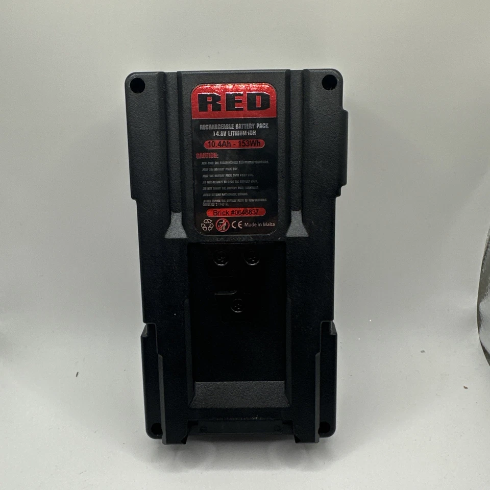 Batería de repuesto de ladrillo Redcode de cine digital rojo 14,8 V Mysterium  Foto 2 de 4