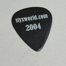 STYX JAMES YOUNG SIGNATURE GUITAR PICK 2004 CONCERT TOUR STAGE BAND PLECTRUM J.Y