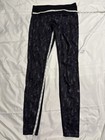lululemon athletica Women's Wunder Under Leggings 6 Black/Gray Geo Ankle — photo 1