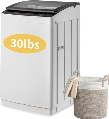 Full Automatic Washing hine, Tempered Glass Lid Portable Washing