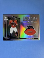 🏈2021 Justin Fields Panini Donruss Optic Rookie Card #LL-2 QB Georgia NICE👀