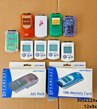11 assorted sega dreamcast vmu memory and rumble packs