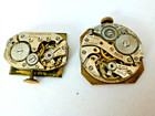 VTG. MENS 7J. GRUEN & 15J. 10AN BULOVA Wristwatch Movements, RUNNING, AS-IS — photo 2