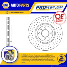 2x Brake Discs Pair Vented Front 284mm PBD8162 Proformer Set 51938383 New