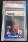 1988 Kenner Starting Lineup Michael Jordan Card Graded PSA 8
