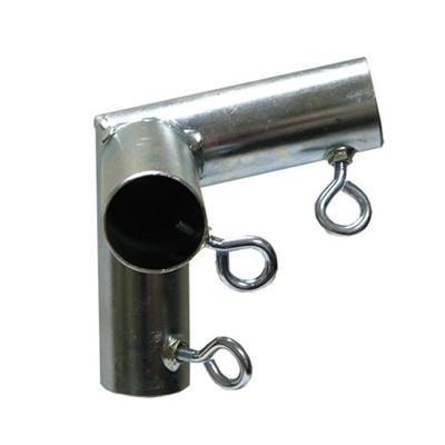 Canopy Fitting-3 Way Low Peak Corner Fitting 102°, 16 Gauge Steel (Choose Size)