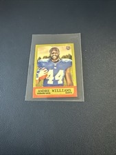 Andre Williams 2014 Topps Chrome Mini Rookie RC Giants Football Card #29