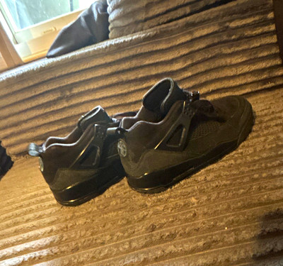 Jordan Air Jordan 4 Retro Black Cat Men s Black Nubuck Mid-Top Sneakers