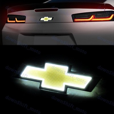 WHITE 5D LED Car Auto Tail Light Badge Lamp Emblem For CHEVROLET CRUZE EPICA