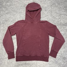 Lululemon Scuba Hoodie Women s Burgundy Pullover Thumbholes Size 8