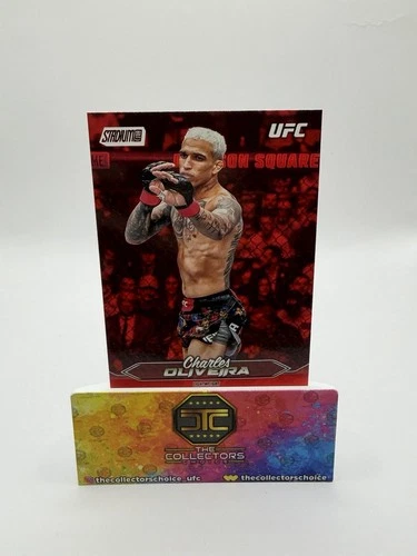 2025 Topps Stadium Club UFC - Charles Oliveira #36 Red Foil
